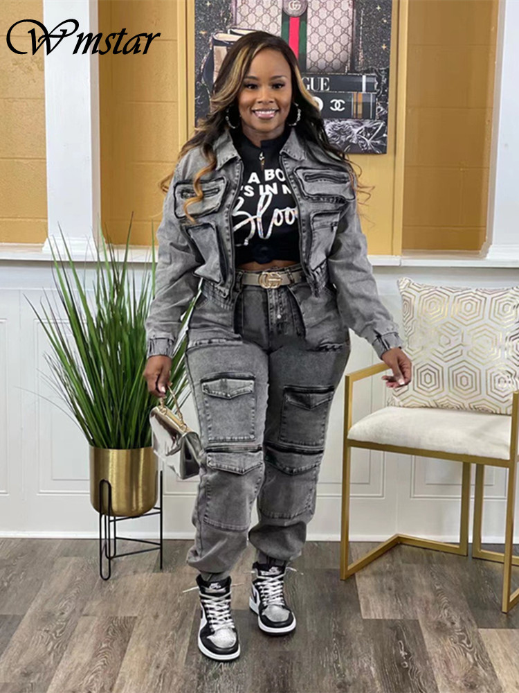 Winter Clothing Kit - Wmstar Denim Two Piece Set Women