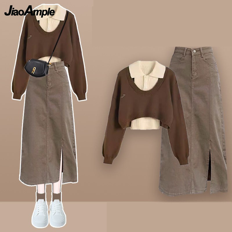 Winter Clothing Kit - Women Spring Autumn New Vintage Knit