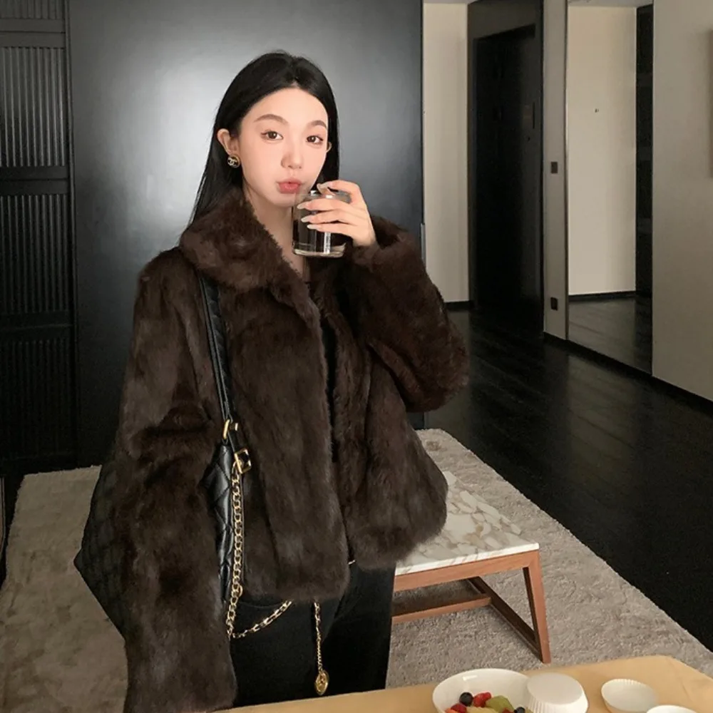 Natural Rabbit Fur Coat Women  - Winter Clothing Wholesale ulasan dan harga