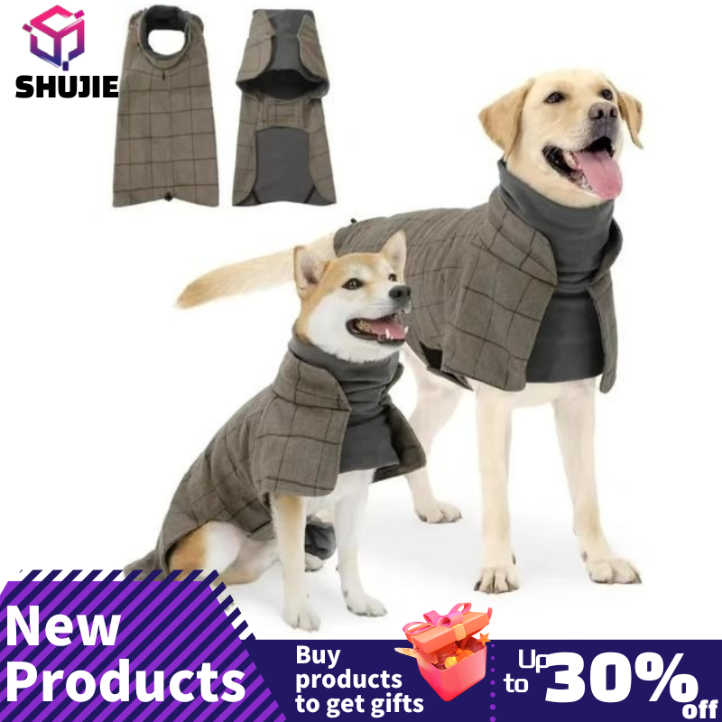 Warm Dog Coat English Plaid Do - Winter Clothing Types ulasan dan harga