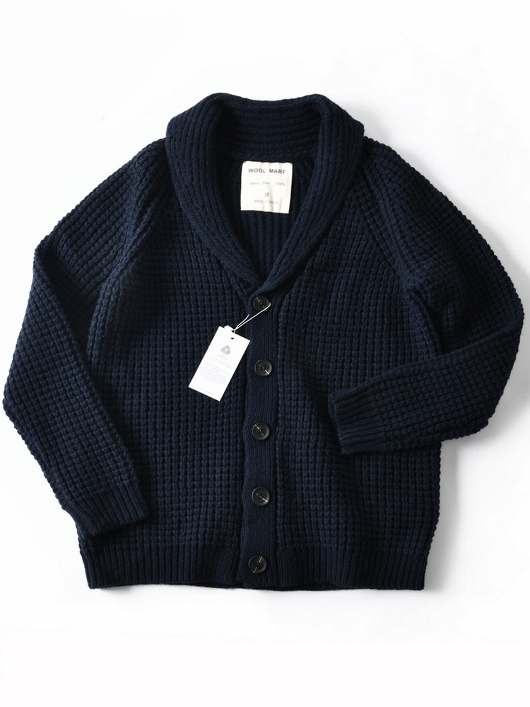 Eu Vintage 100% Wool Chunky Kn - Wool Blend Coat ulasan dan harga