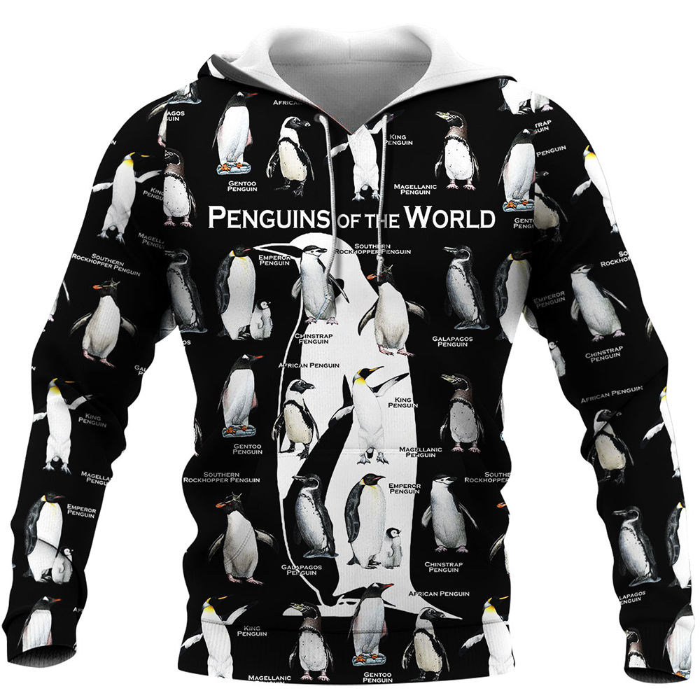 Cute Animal Penguins Type 3d P - Winter Clothing Types ulasan dan harga