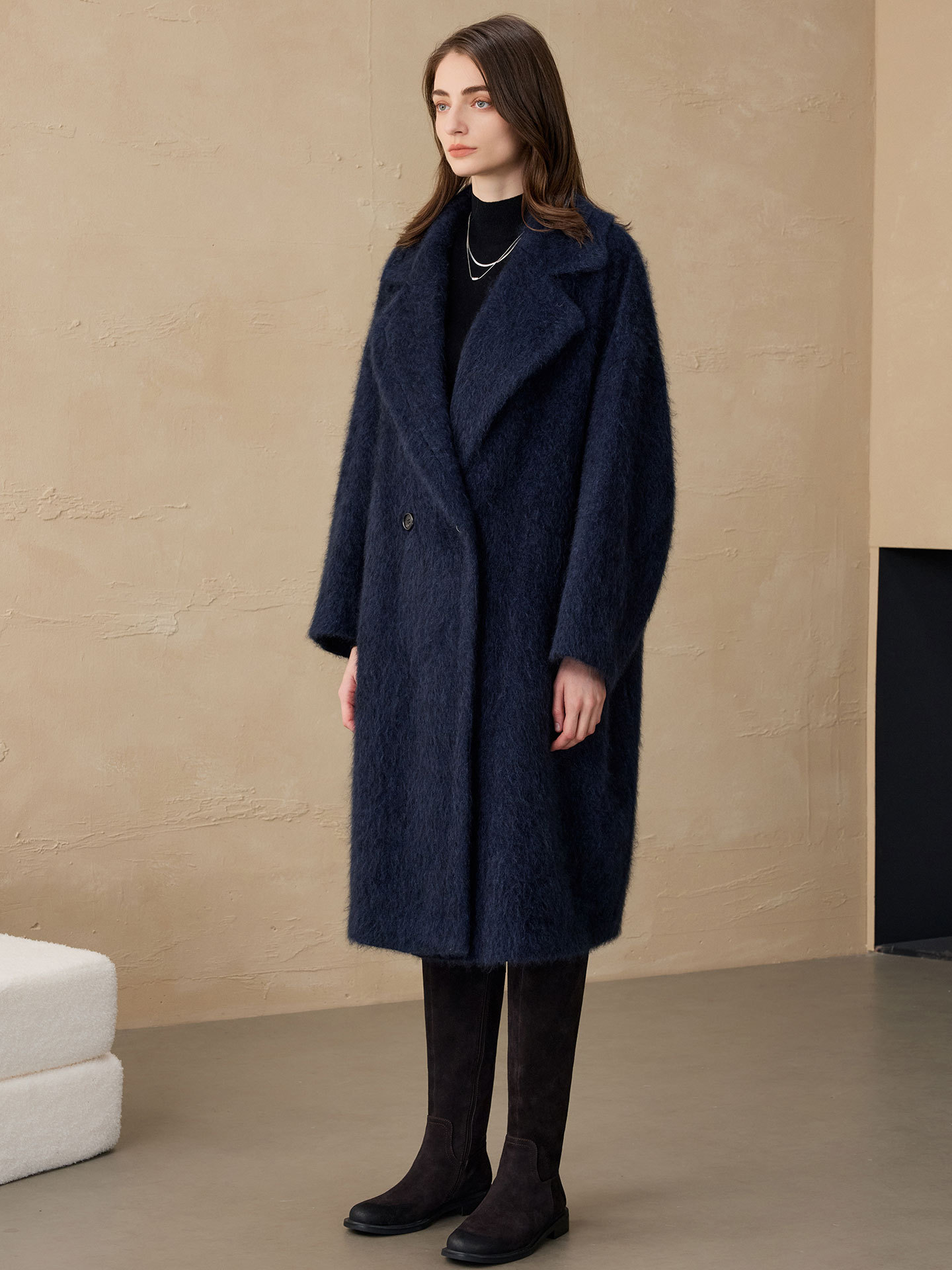 Allingentle Women's Blazer Woo - Wool Blend Coat ulasan dan harga