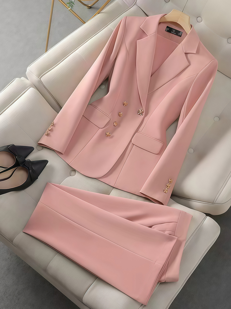 2Pcs Women's Temperament Set L - Winter Clothing Kit ulasan dan harga