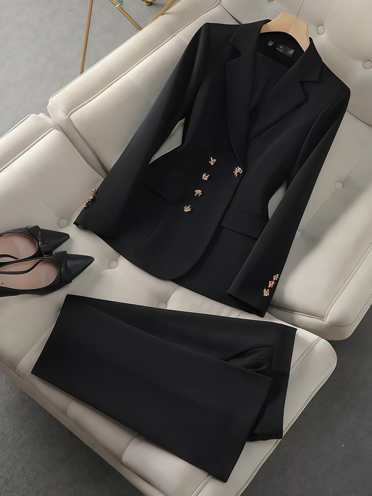 2Pcs Women's Temperament Set L - Winter Clothing Kit ulasan dan harga