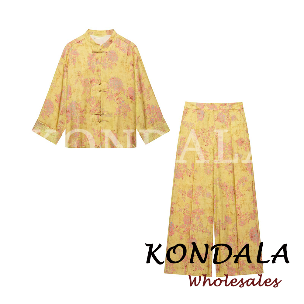 KONDALA Fashion 2026 Yellow Au - Winter Clothing Vintage ulasan dan harga