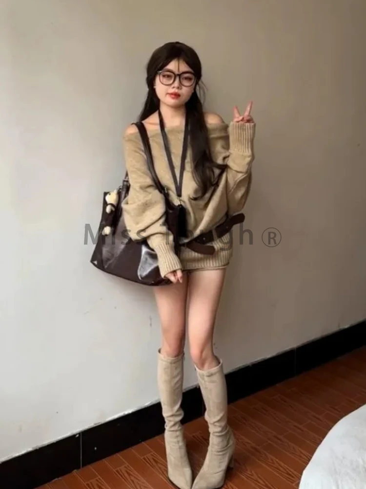 Autumn Winter Korean Knit Outf - Winter Clothing Kit ulasan dan harga