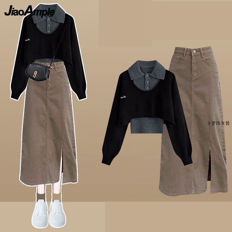 Women Spring Autumn New Vintag - Winter Clothing Kit ulasan dan harga