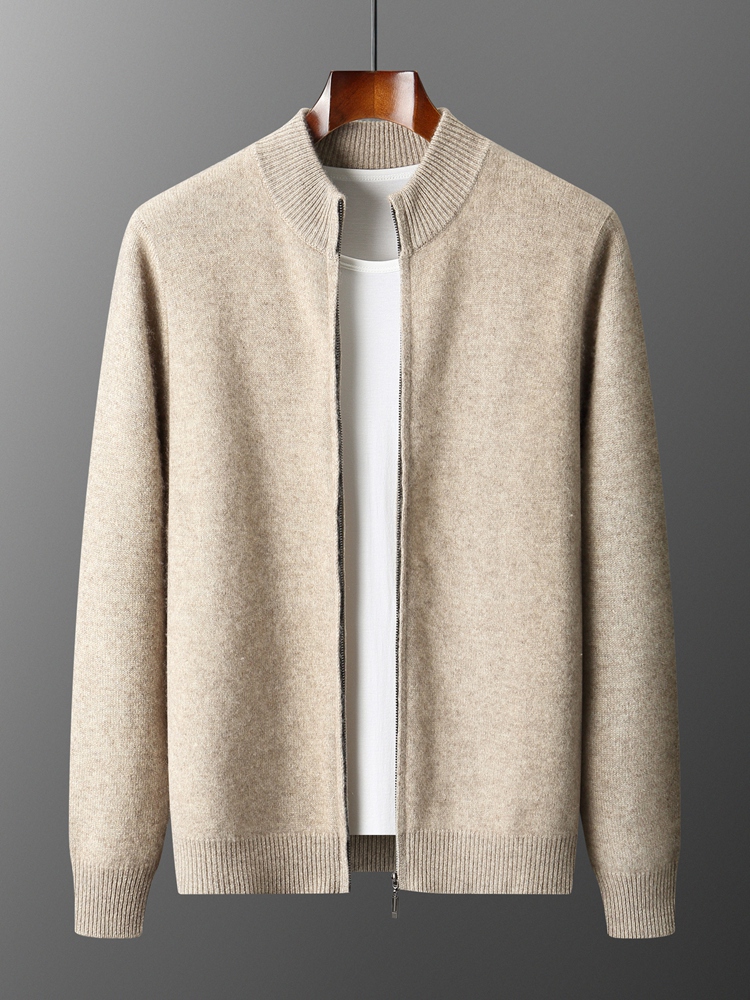 100% Merino Wool Men's Knitwea - Wool Blend Coat ulasan dan harga