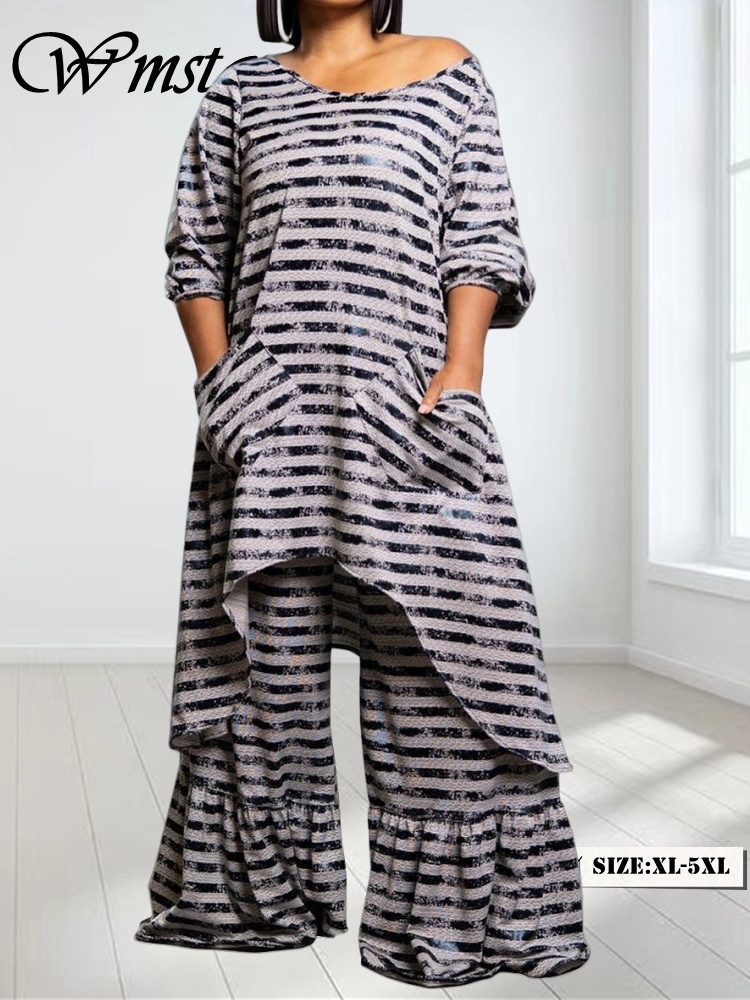 Wmstar Plus Size Two Piece Wom - Winter Clothing Wholesale ulasan dan harga