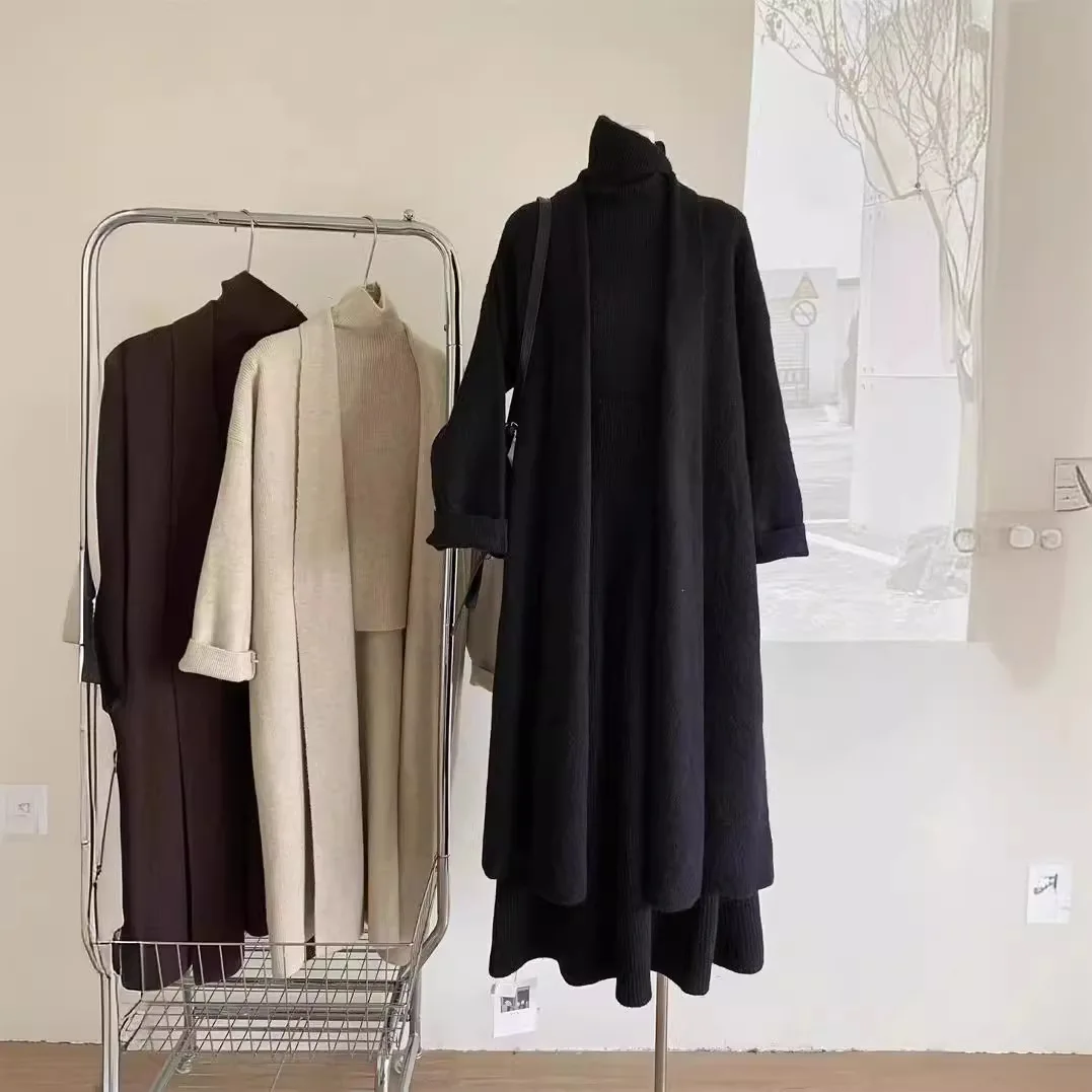 Three Piece Sets Women Long Sw - Winter Clothing Kit ulasan dan harga