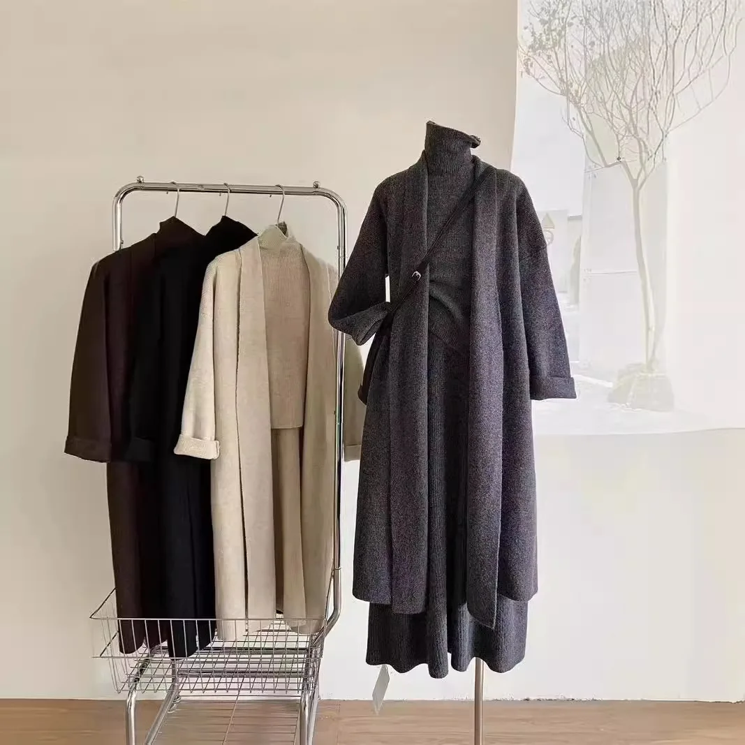 Three Piece Sets Women Long Sw - Winter Clothing Kit ulasan dan harga