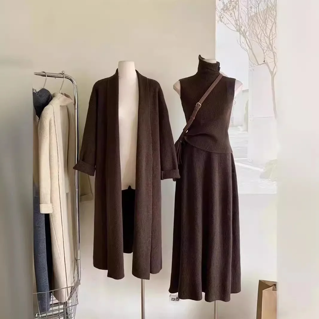 Three Piece Sets Women Long Sw - Winter Clothing Kit ulasan dan harga