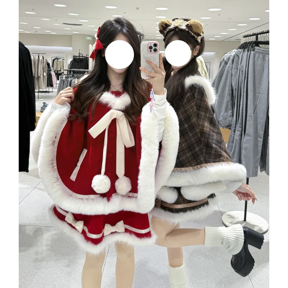 Sweet Japanese Cute Skirt Sets - Winter Clothing Types ulasan dan harga