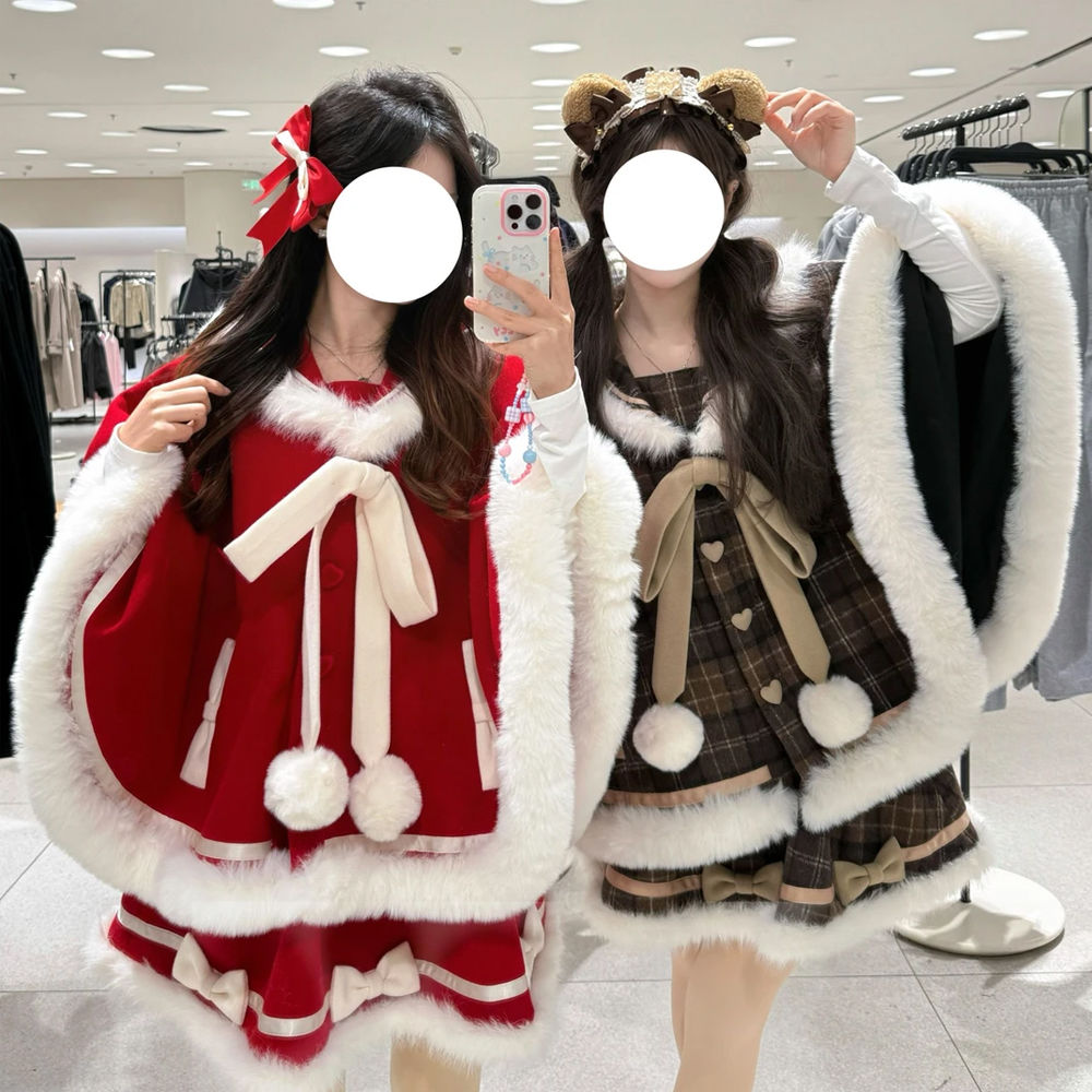 Sweet Japanese Cute Skirt Sets - Winter Clothing Types ulasan dan harga