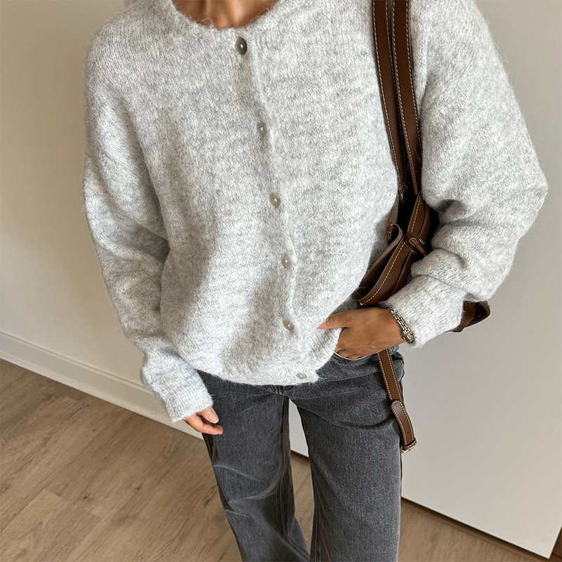 TARUXY Women's Fuzzy Knit Card - Wool Blend Coat ulasan dan harga